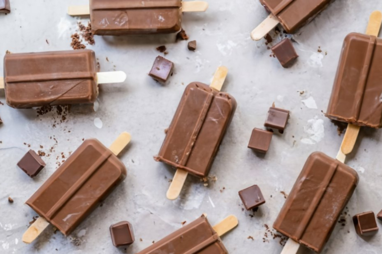 Homemade Eskimo Pie Popsicle