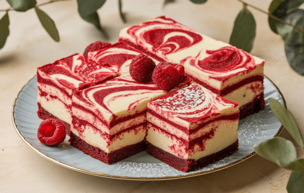 Red Velvet Cheesecake Swirl Bars A Decadent Delight