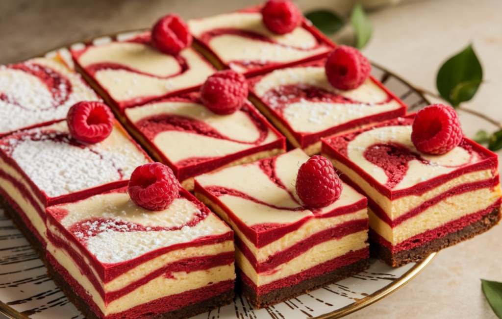 Red Velvet Cheesecake Swirl Bars A Decadent Delight