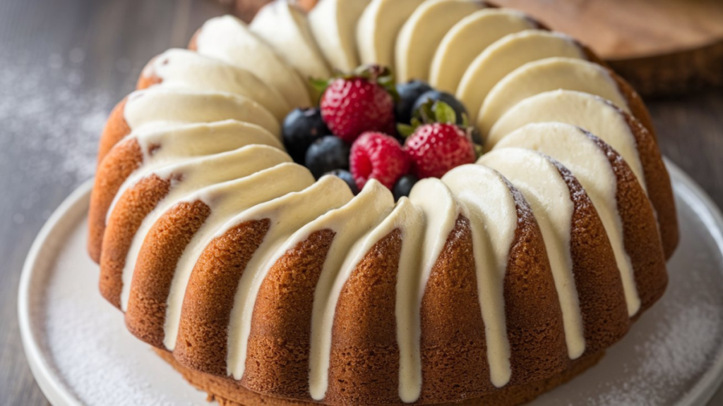 What is nothing Bundt cake frosting made of