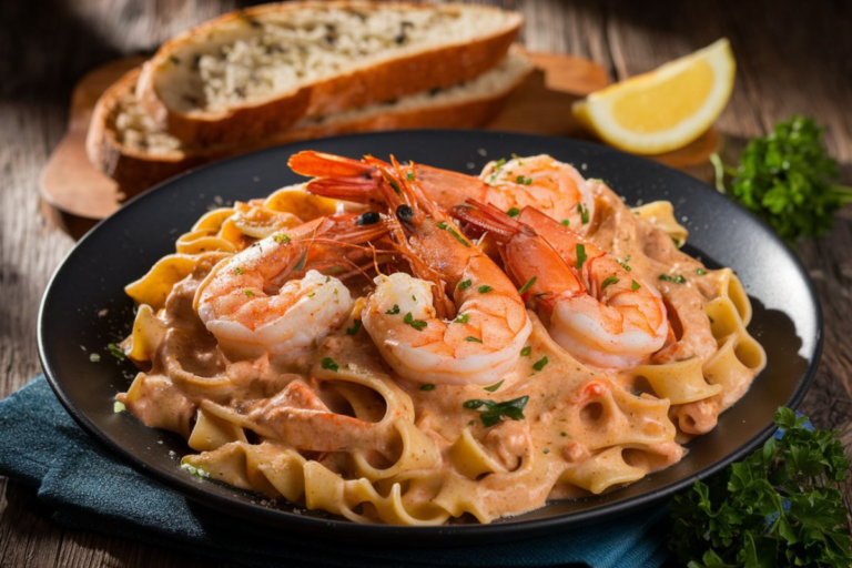 Creamy Cajun Shrimp Pasta